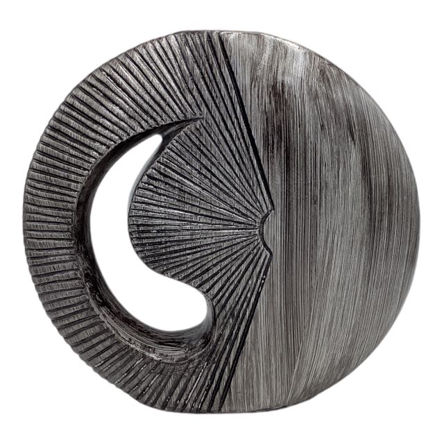 Vase AC 46cm (46x48x8cm) Elna Round Large - Metallic