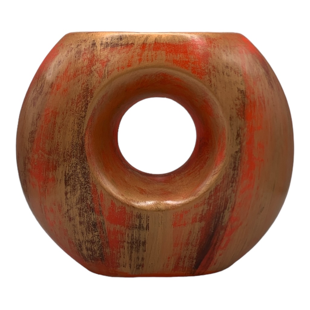 Vase AC 36cm (36x39x13cm) Rumi 1 Hole - Mettalic