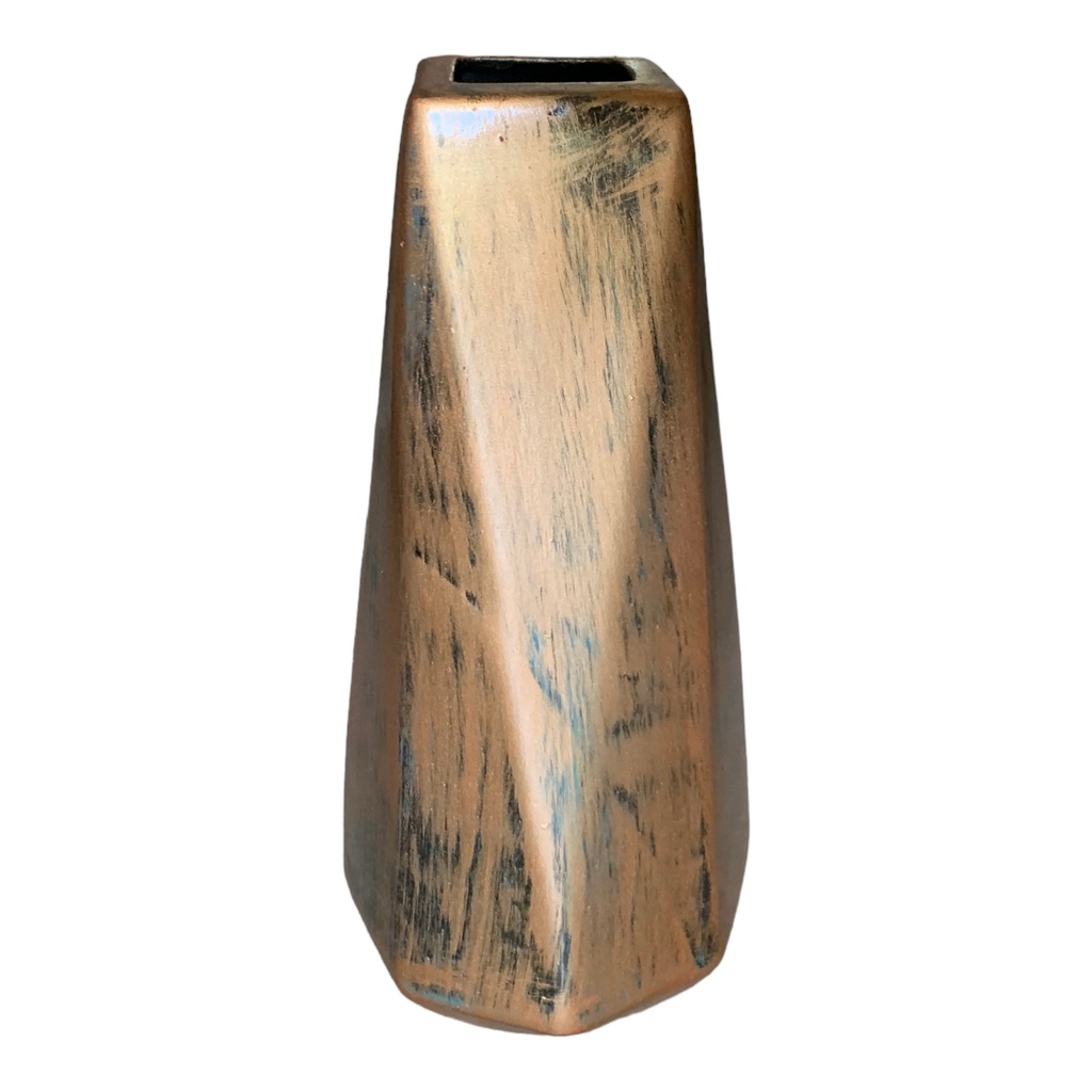 Vase AC 34cm (34x15x8cm) Diamond - Metallic