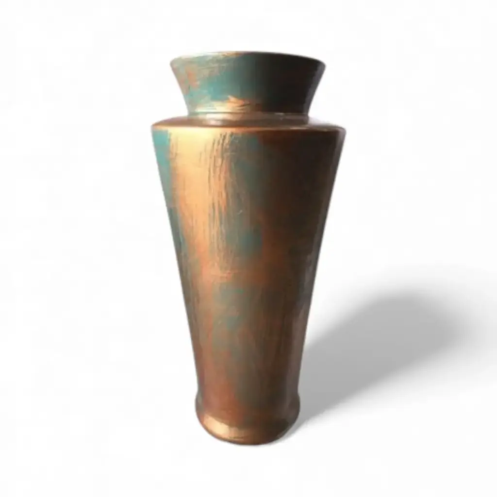 Vase AC 52cm Flared Top Urn-Metallic
