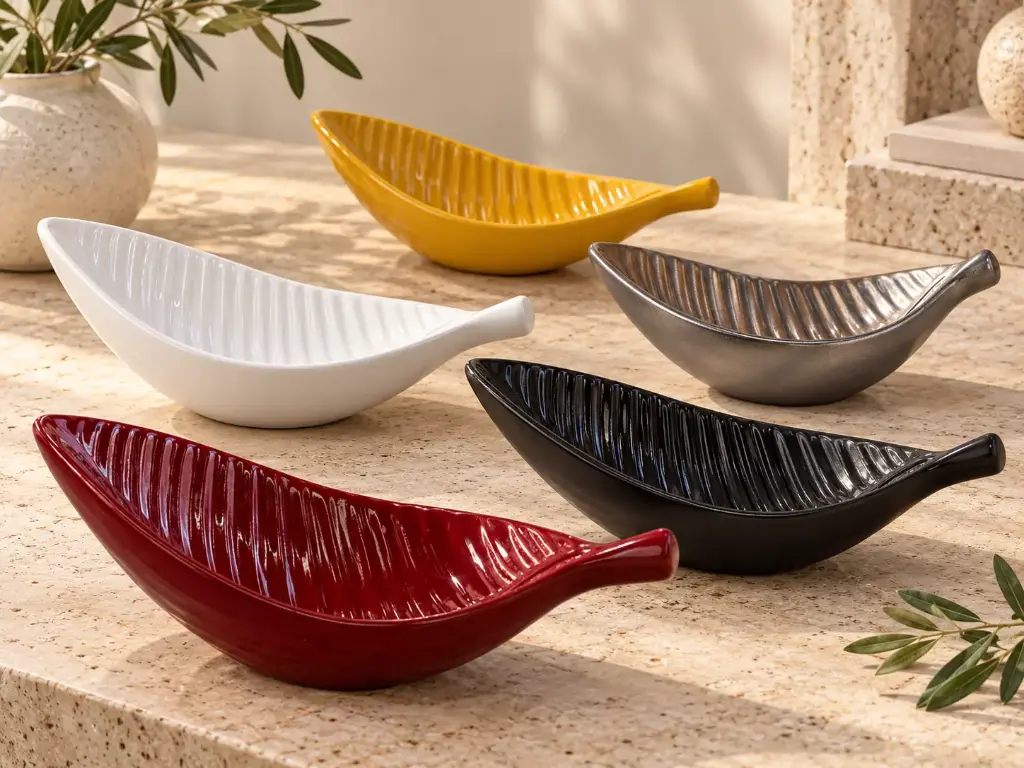 Décor Server AC 40x16cm Leaf Server Small - Base