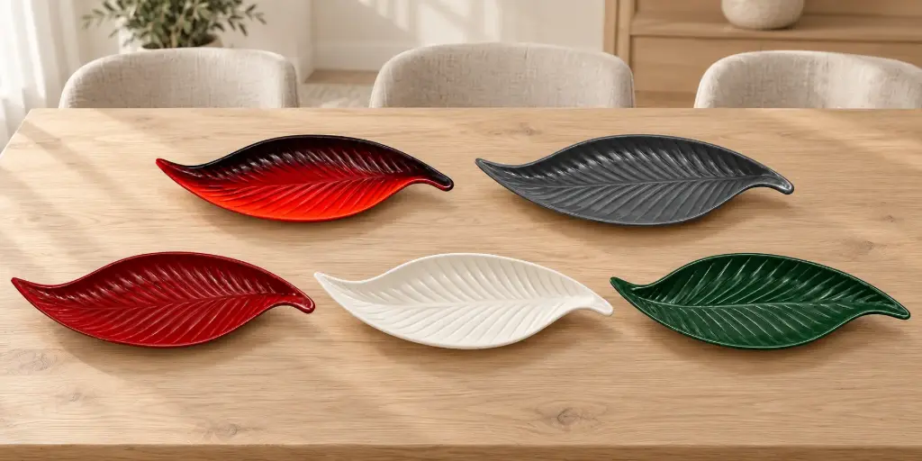 Décor Server AC 50x16cm Leaf Server Small - Base