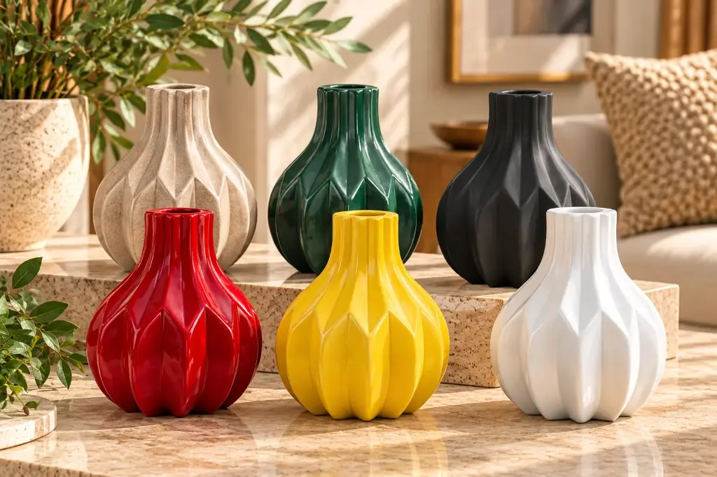Vase AC 12cm (12x9cm) Pleated Bud - Base