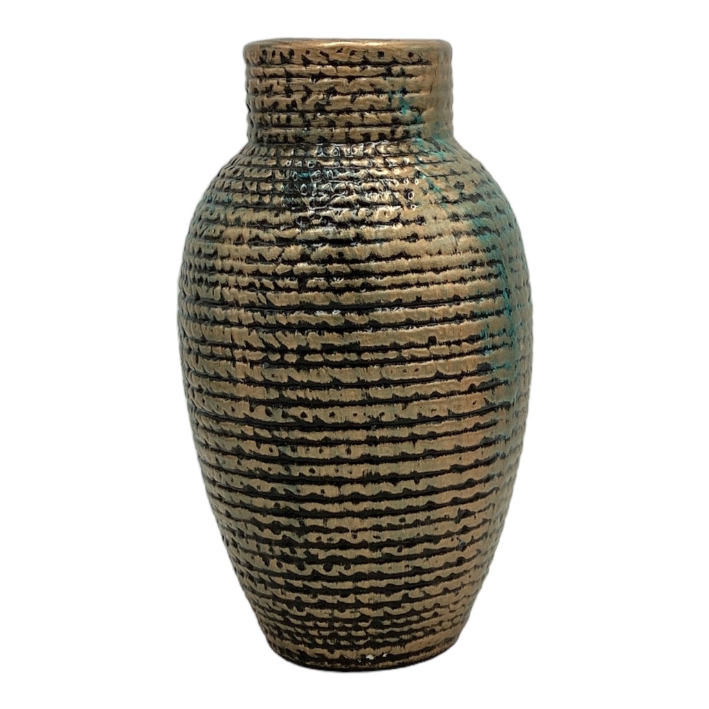 Vase AC 23cm (23x11cm) Textured Vase - Metallic