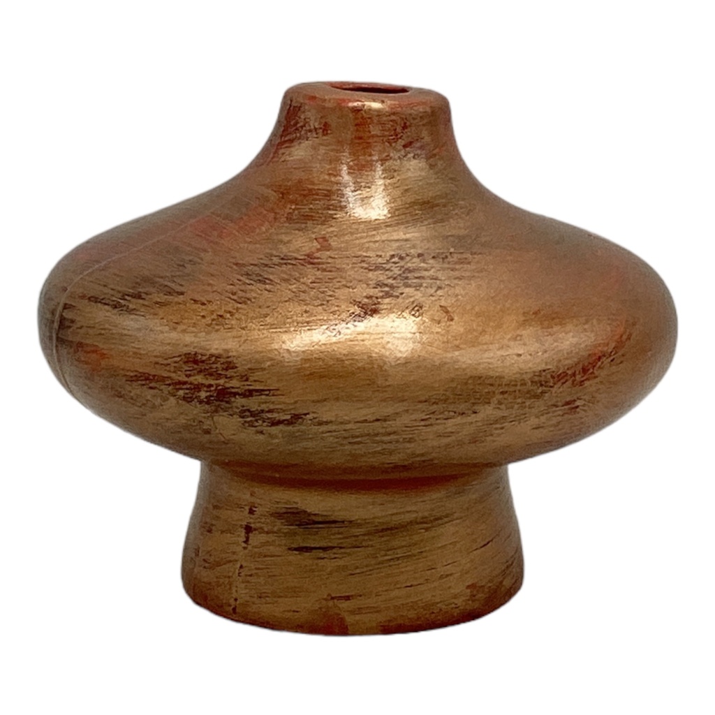 Vase AC 12x15cm Genie Round-Metallic