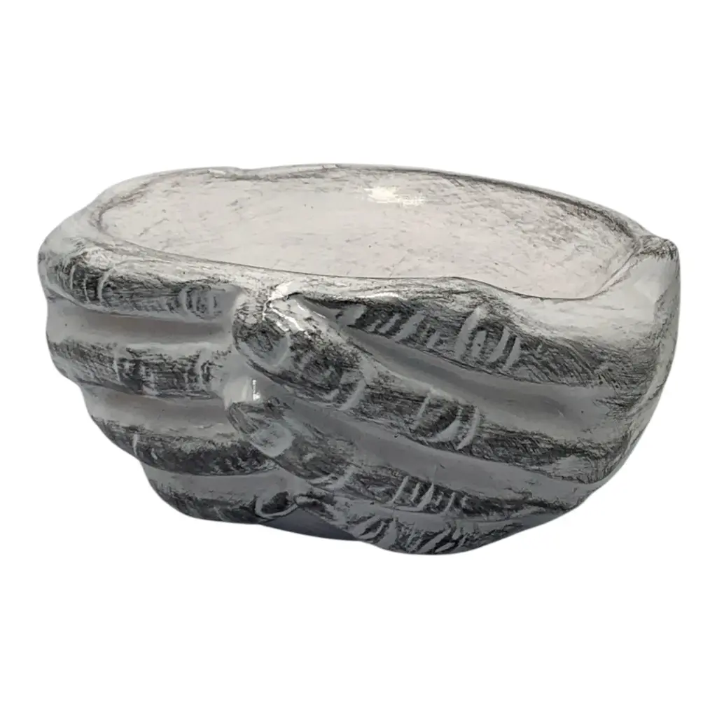 Decor Ornament 9x19x18cm Hands Holding A Bowl-Base