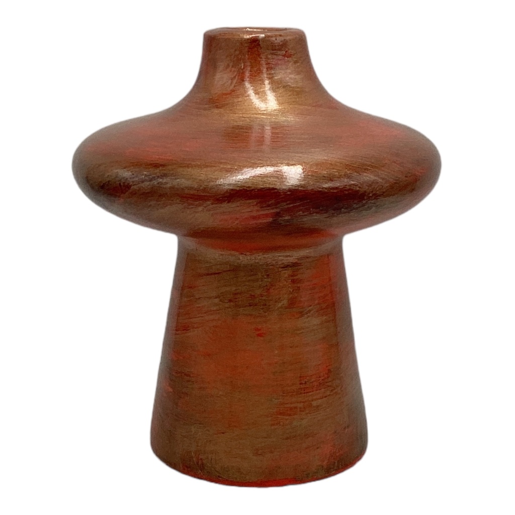 Vase AC 22cm (22x17cm) Genie Round - Metallic