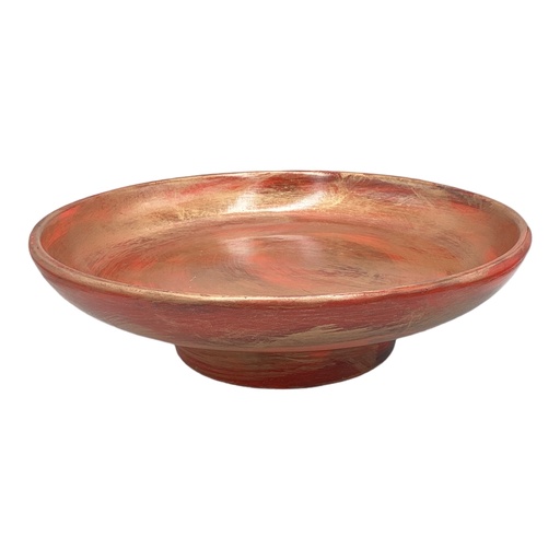 Décor Bowl AC 11x40cm Bowl Footed - Metallic