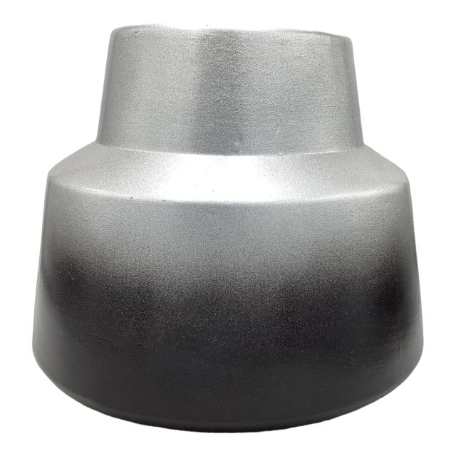 Vase AC 26x29cm Pyramid Planter-Metallic