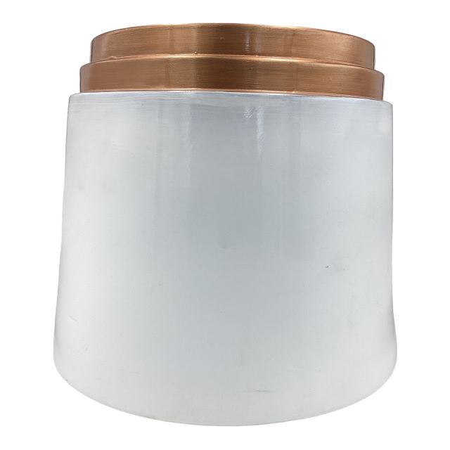 Planter AC 40cm (40x33cm) Steps - Metallic