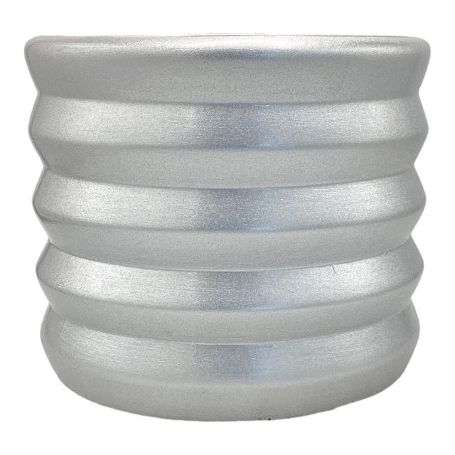 Planter AC 19cm (19x22cm) Solid Planter - Metallic