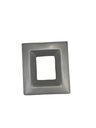 Vase AC 45cm (45x40cm) Square 1 Hole - Metallic