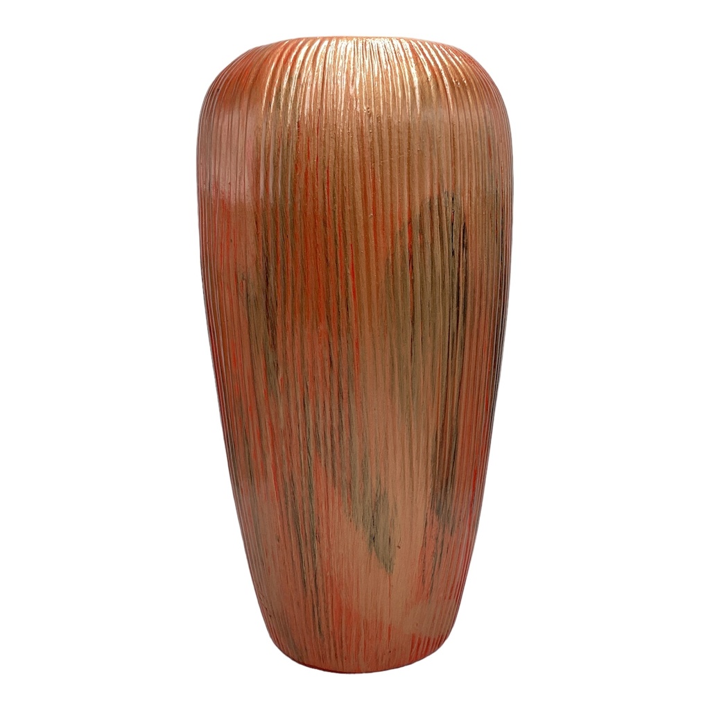 Vase AC 39cm (39x13cm) Scratch Belly Tall - Metallic