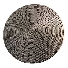 Placemat 1Pc 41.5Cm Round Raindrop Cut-Out