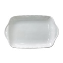 Platter 28.5x18x3cm White Porcelain - BJ2303063