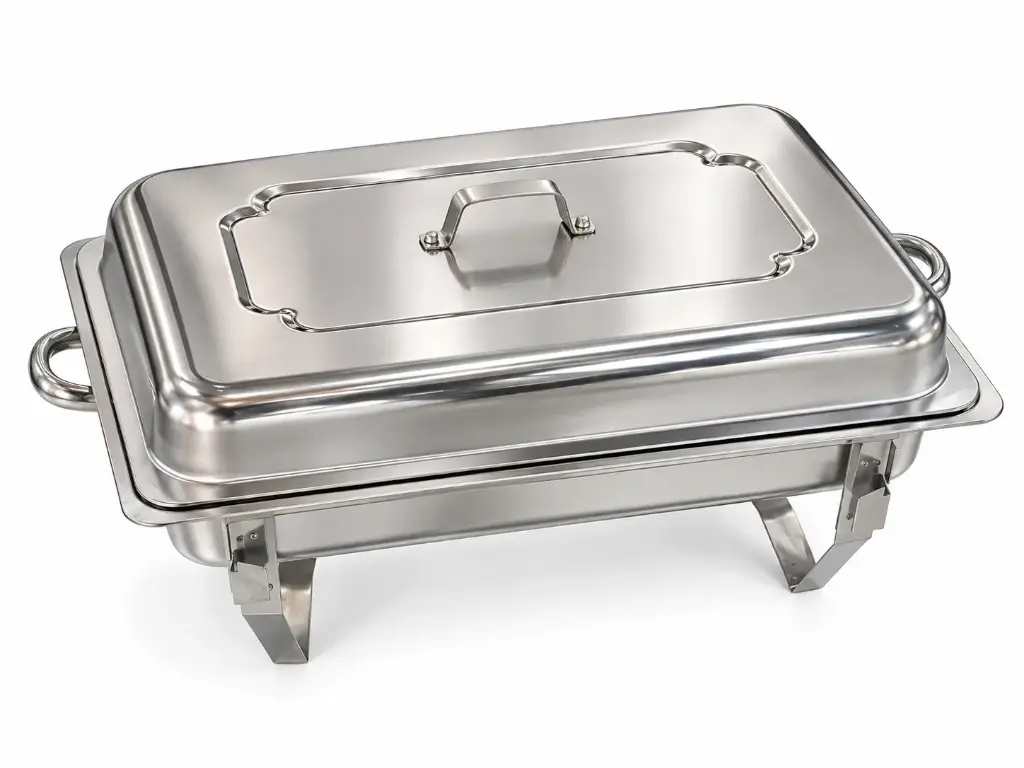 Chafing Dish 9.5L Rectangular with Triple Inserts