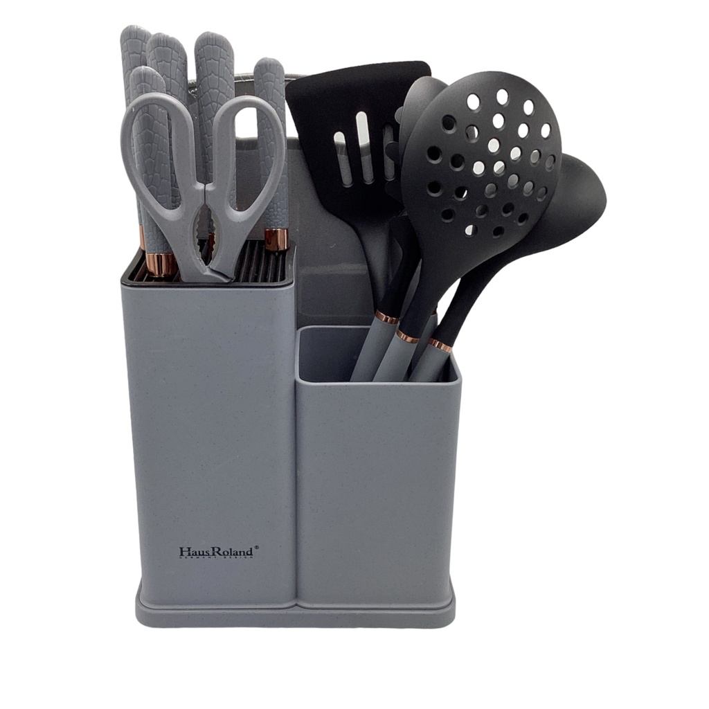 Utensil Set 13pc Nylon With Holder Haus Roland HR625