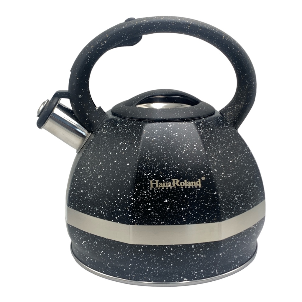 Kettle 4L Whistling Spotted Stainless Steel Haus Roland HR772