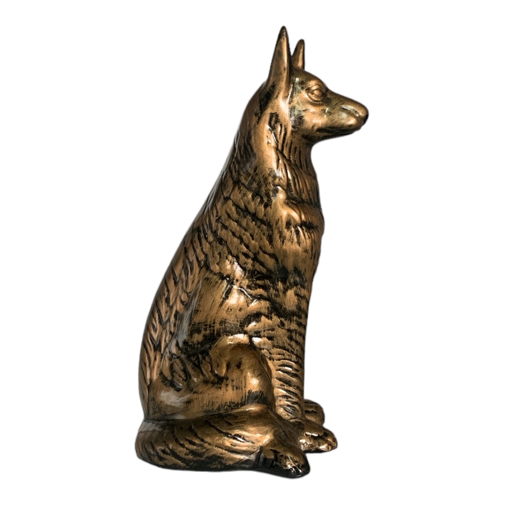 Ornament 52x28x24cm Belgian Shepherd Large-Metallic