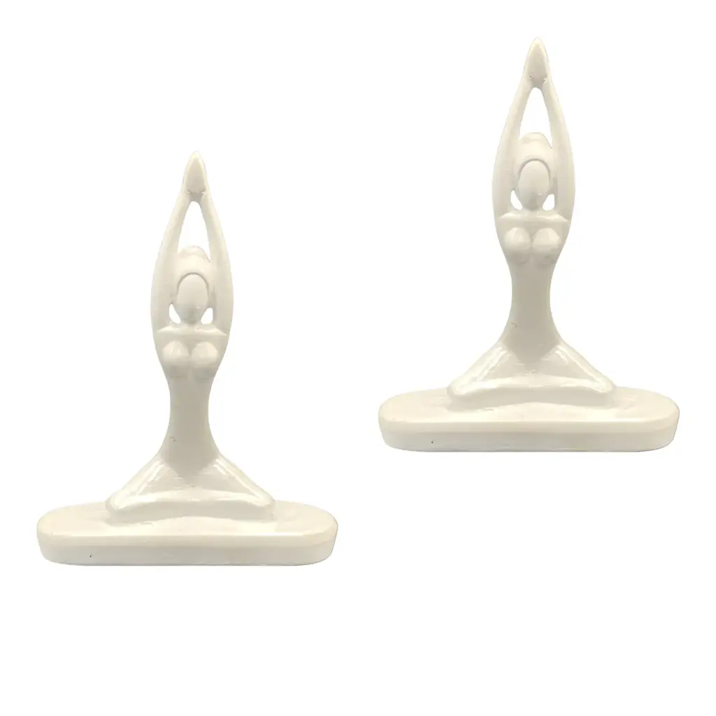 Decor Ornament 17x12x5cm Yoga Lady-Base