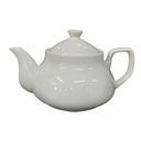 Teapot 800ml Classic White Porcelain - KI36