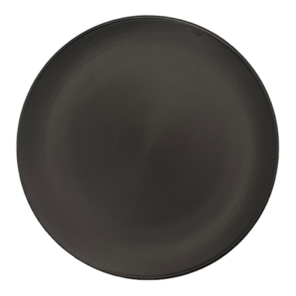 Plate 20cm Ironstone Black - PA323