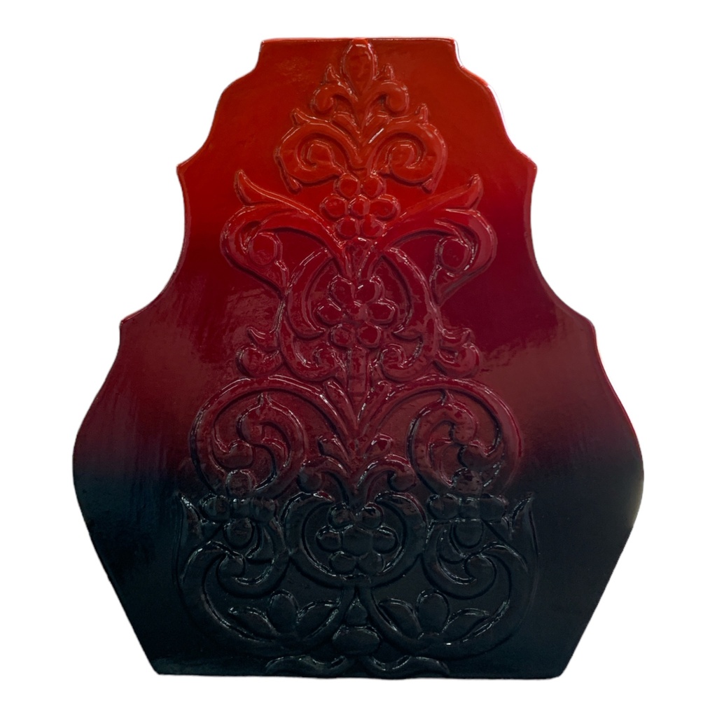 Decor Vase 24x21x10 Embossed-Base