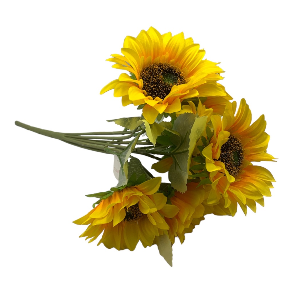 Flower 49Cm Sunflower 5 Stem H-638
