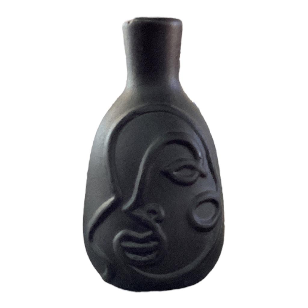 Vase AC 12x6cm Mini Bud Face Decal-Base