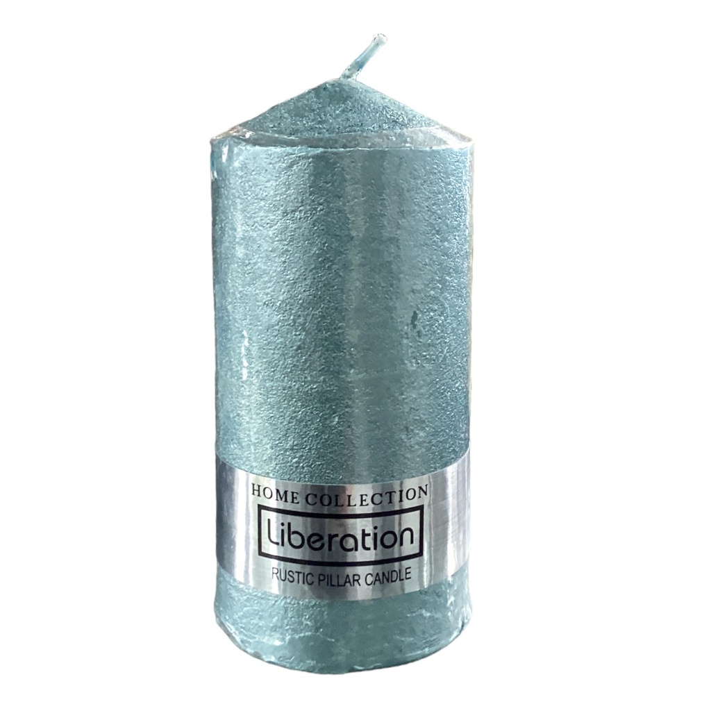 Candle 15x7cm Pillar Rustic Liberation XGLZ