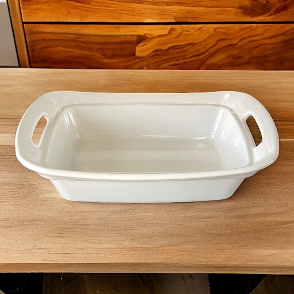 Casserole 35x23x8cm Porcelain White ZLF-R026