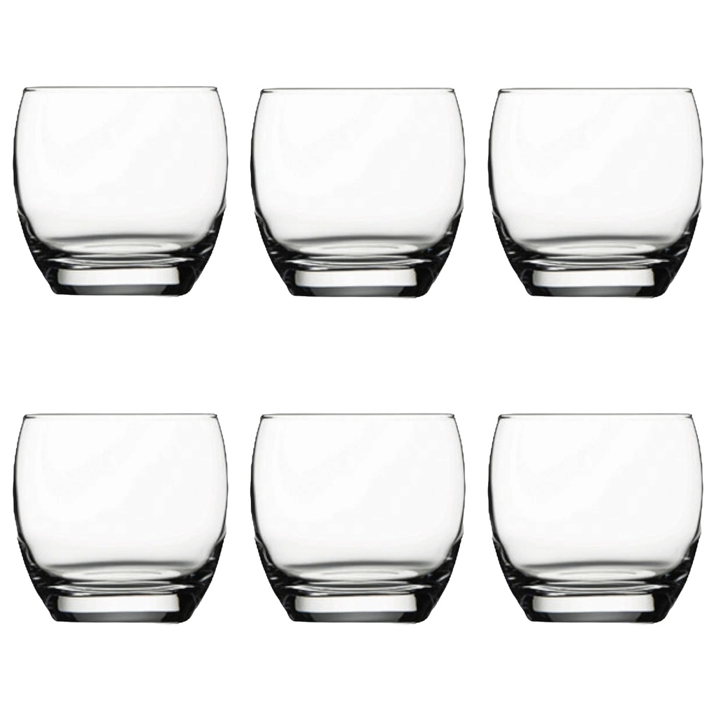 Whisky Glass 6pc Set 340ml - Barrel 41010