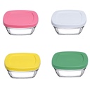 Bowl Set With Lids 4pc 310ml Glass 96840