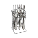 Cutlery Set 24pc Hanging Stainless Steel - Classic Line -  WD-018