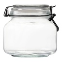 Canister 12.5x12cm Glass Lid Hermetic Regent 50831- Disc
