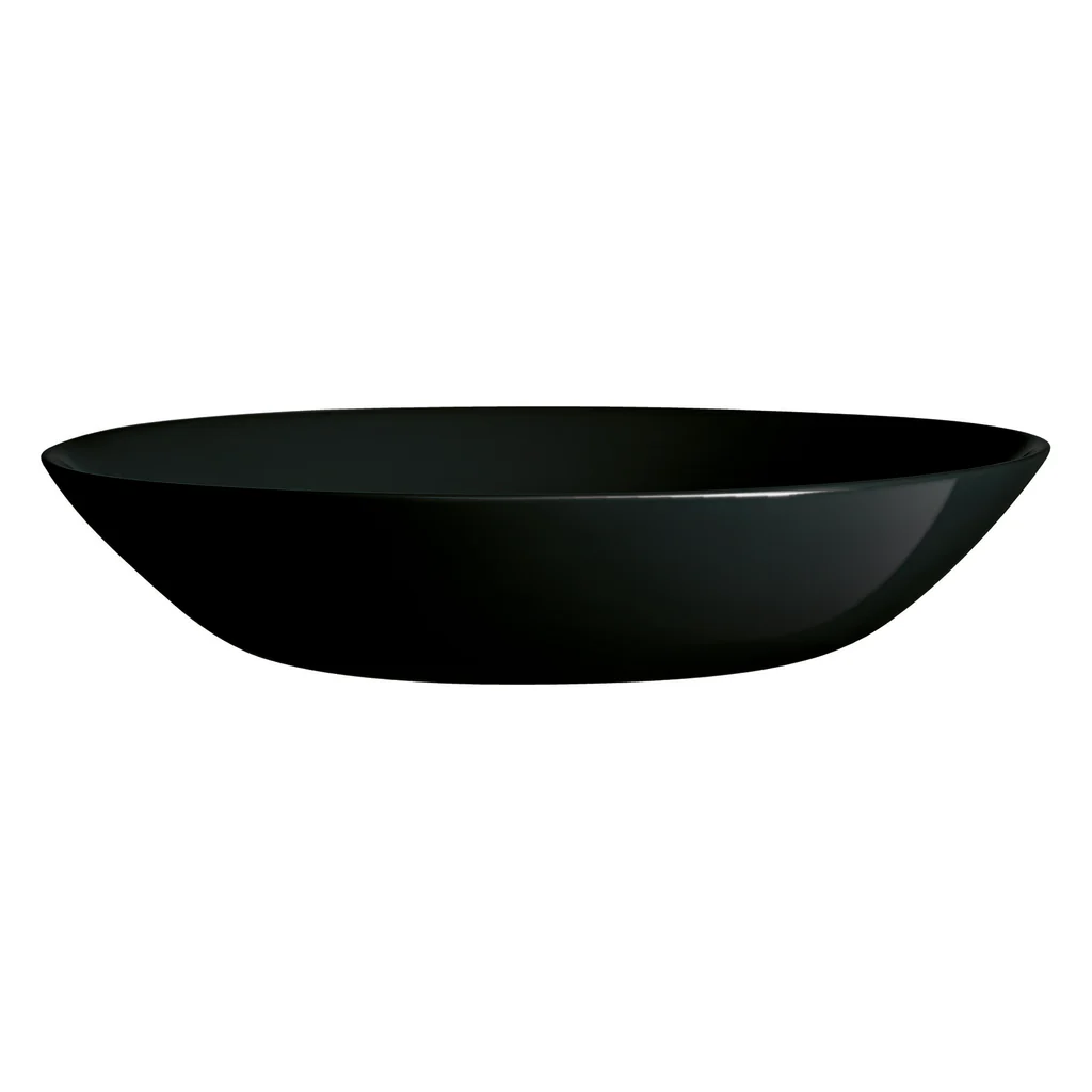 Bowl 27x8cm 3L Carine Black Opal Glass Luminarc 37066
