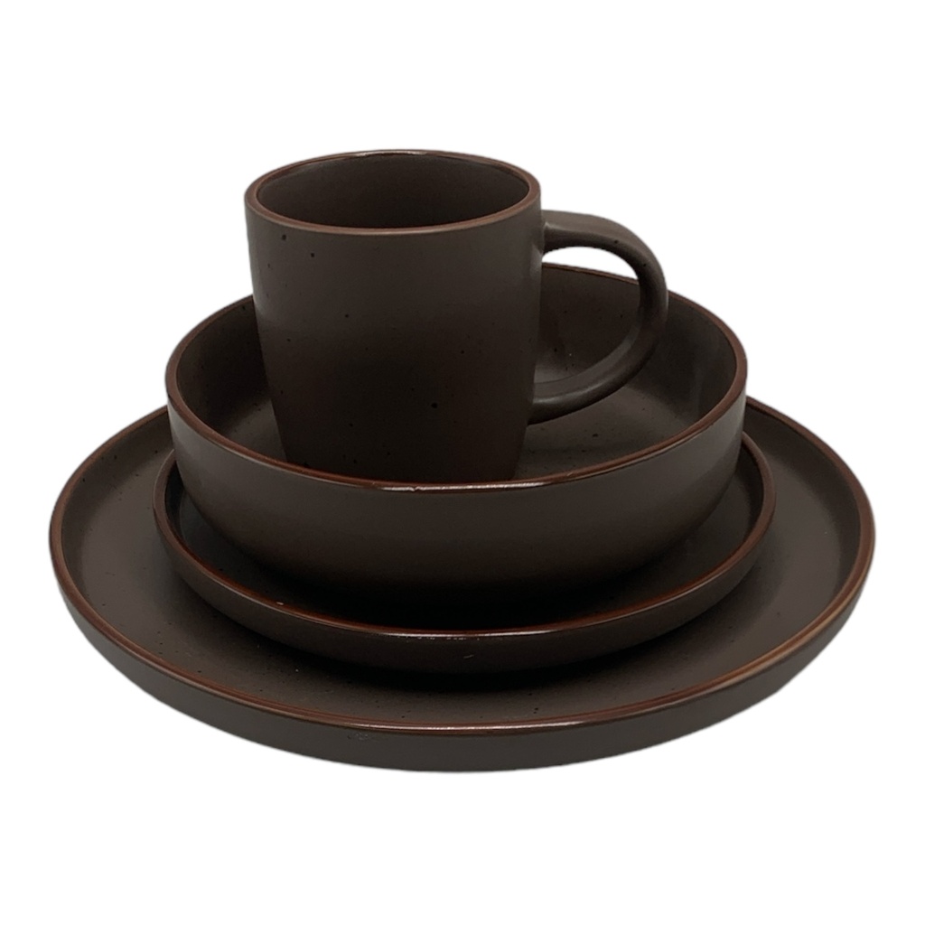 Dinner Set 16pc Lipped Border CH142-HSM962/HSM854