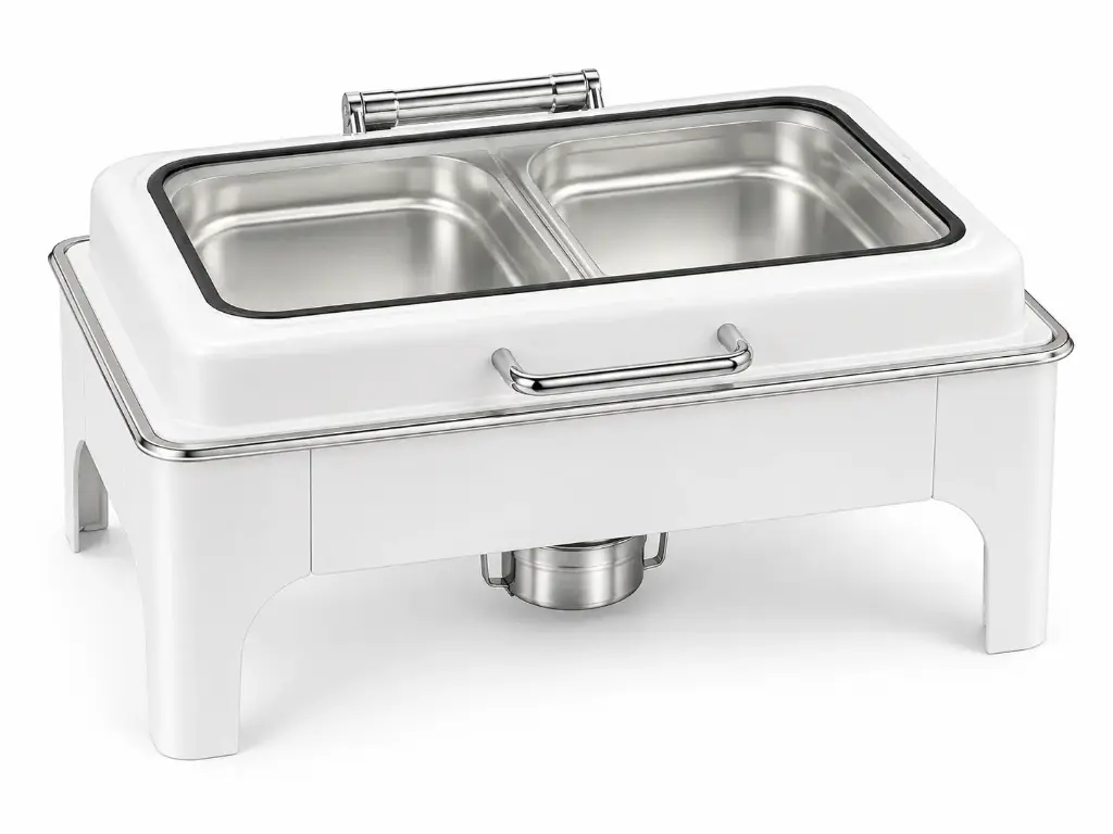 Chafing Dish 56x36x29cm Rectangular Flat With Window Colours