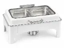 Chafing Dish 56x36x29cm Rectangular Flat With Window Colours