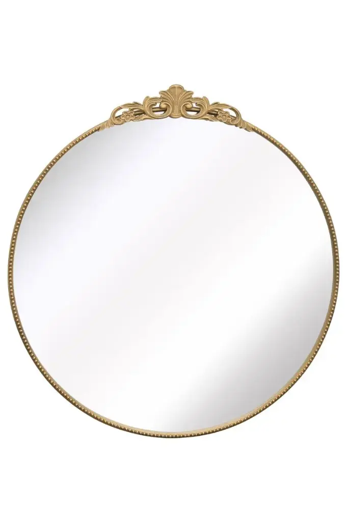 Mirror 66x61cm Round Frame Crown SD916-7