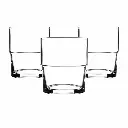 Tumbler 6pc Set 300ml Glass - Hill 420945