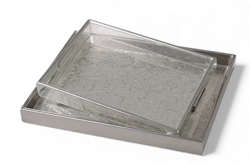 Tray Set 2pc 41x28/33x22cm Rectangular RHW-005