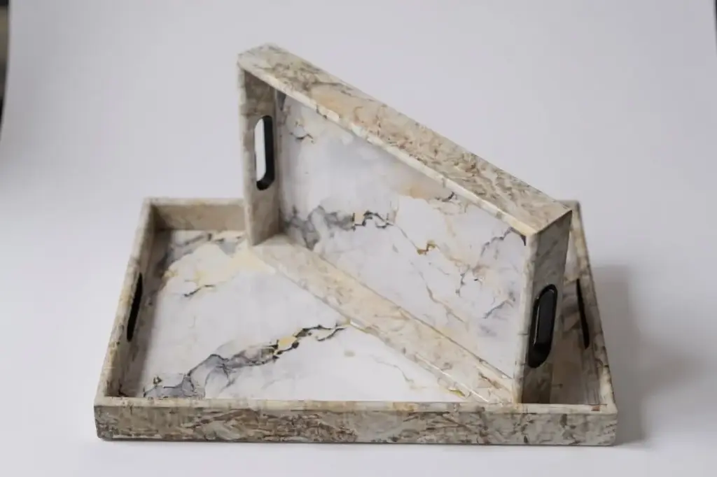 Tray Set 2pc 41x28/33x22cm Rectangular RHW-S3002