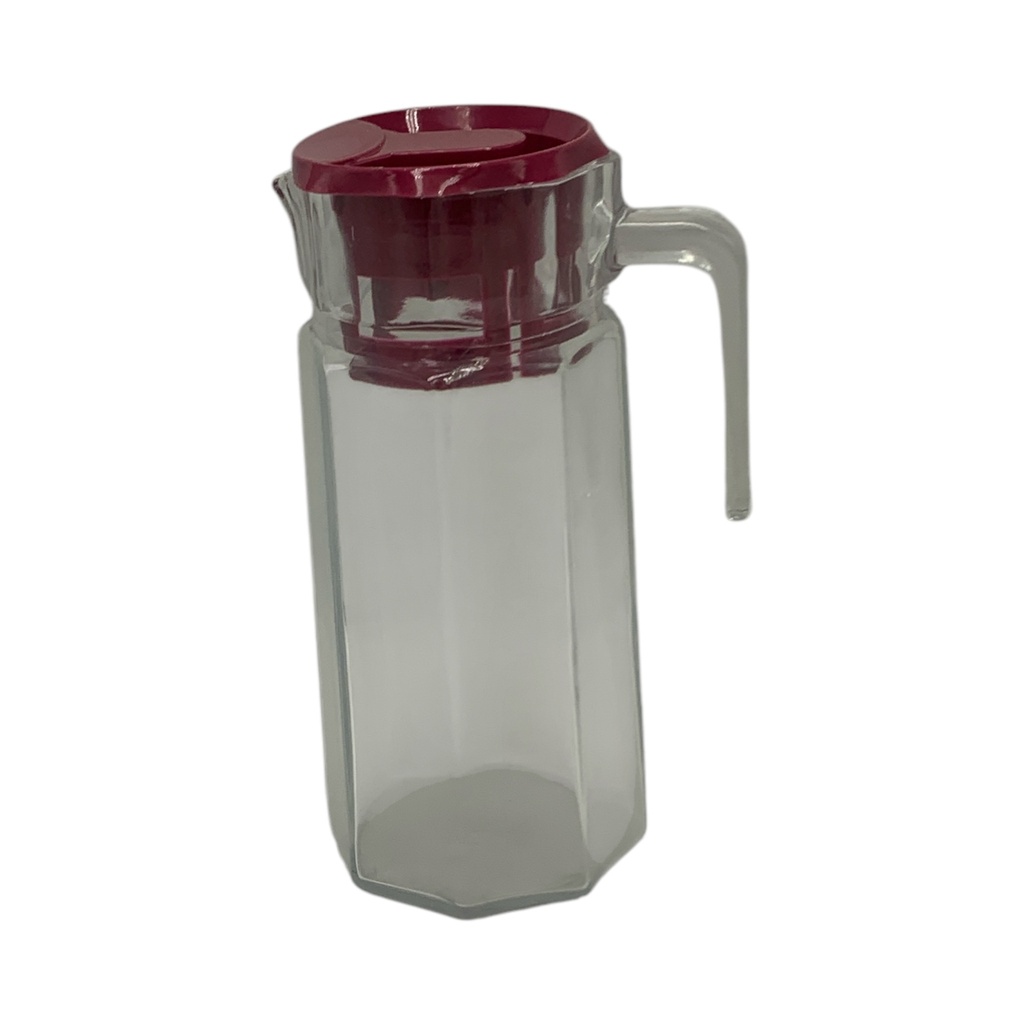 Jug 1.5Lt Octagonal Glass 2023-137