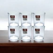 Whisky Glass 6pc Set 220ml Deli Glass 