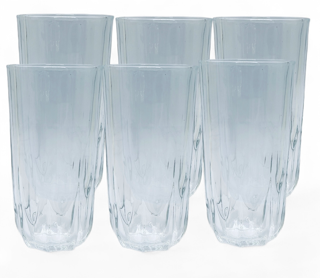 Tumbler 6pc 300ml Glass Huai Bo 16816