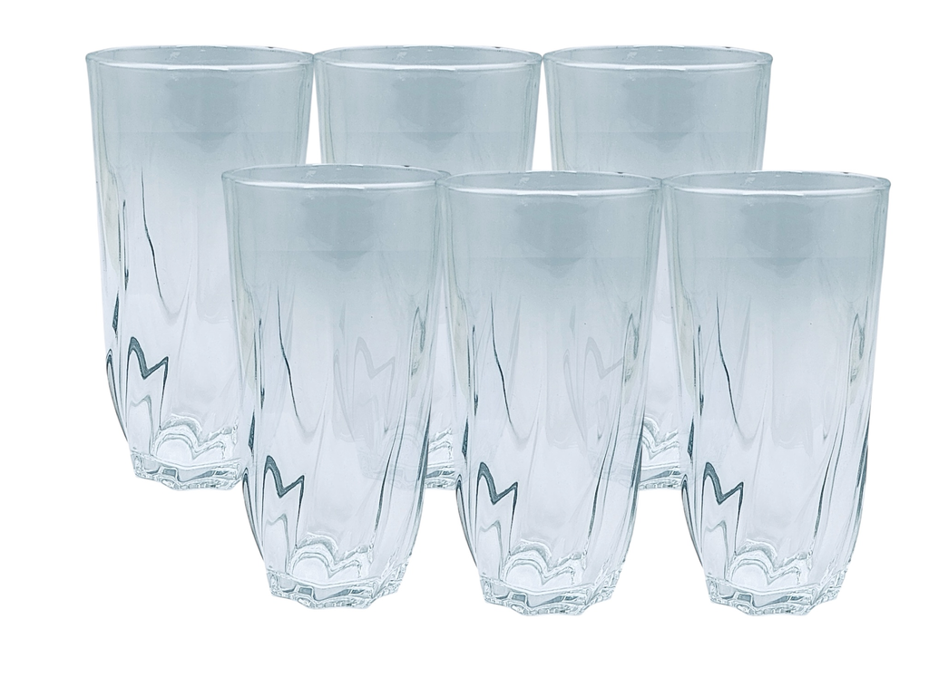 Tumbler 6pc 300ml Glass Huai Bo 16618