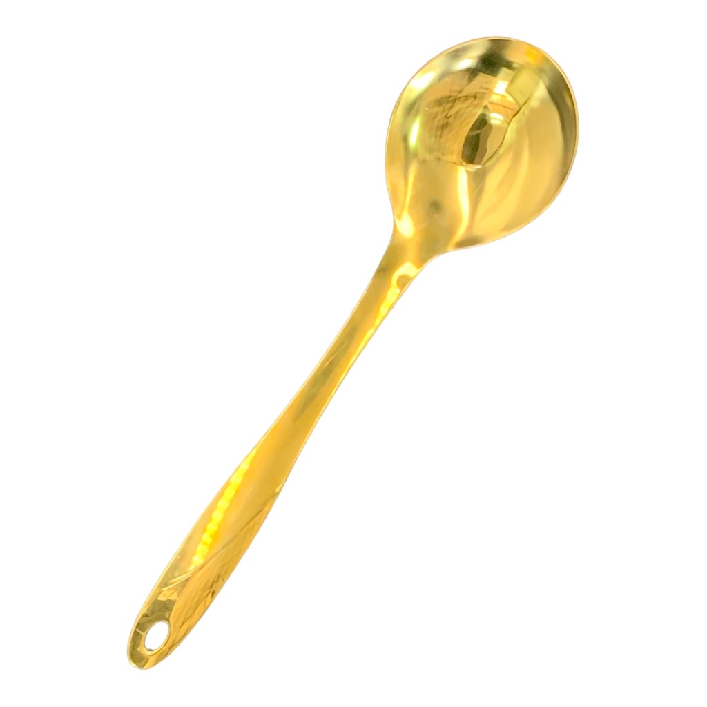 Serving Spoon 26Cm Gold Stainless Steel SD503-11