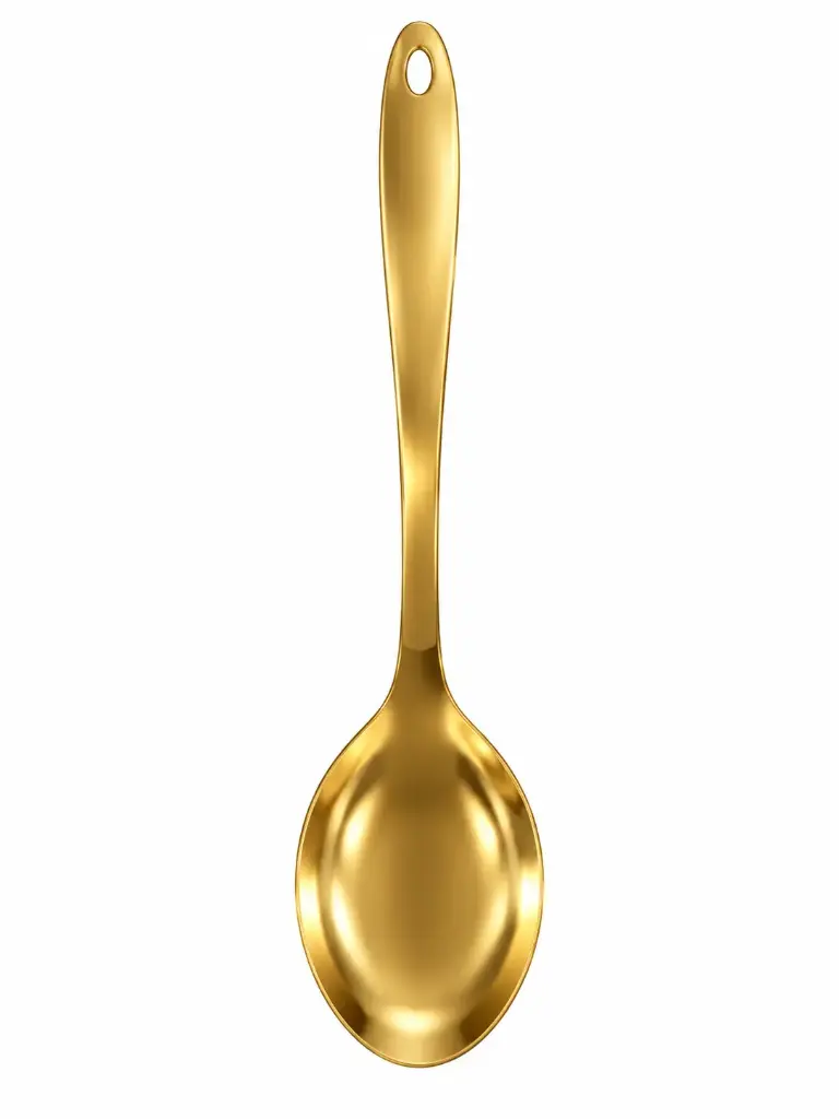 Serving Spoon 26Cm Gold Stainless Steel SD503-11