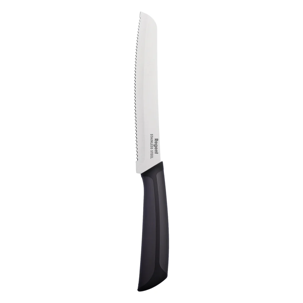 Bread Knife 320x30mm Black & Grey Handle - RG 12618